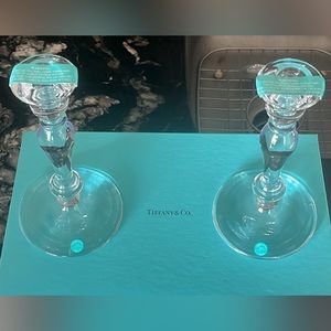 Never been used Tiffany & Company classic candle sticks. 2 of them.